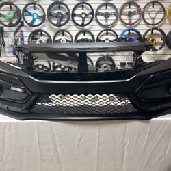 2016-2021 Honda Civic Type R style Bumper  Fits 2dr. 4dr and hatchback (Won’t fit Real Type R)   10th Gen Civic bumper  Civic front bumper  Hatchback