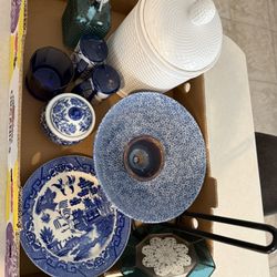 Blue Theme Kitchen Decor 