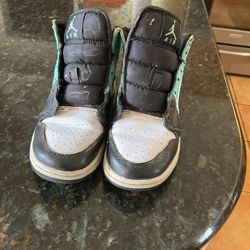 Teal Air Jordans Size 4.5