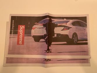 Supreme San Francisco release poster SF Chronicle Pspliff 6 available