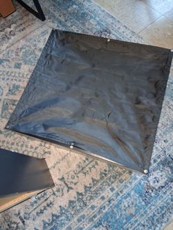 2 wheeled wooden under bed storage with vinyl cover snp bottom pickup only cash