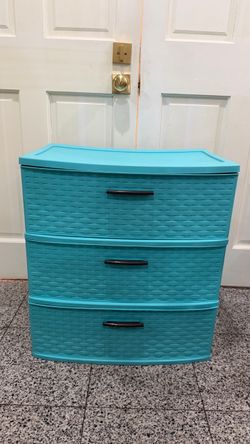 3-Drawer Plastic Storage Teal OFFERS WELCOME