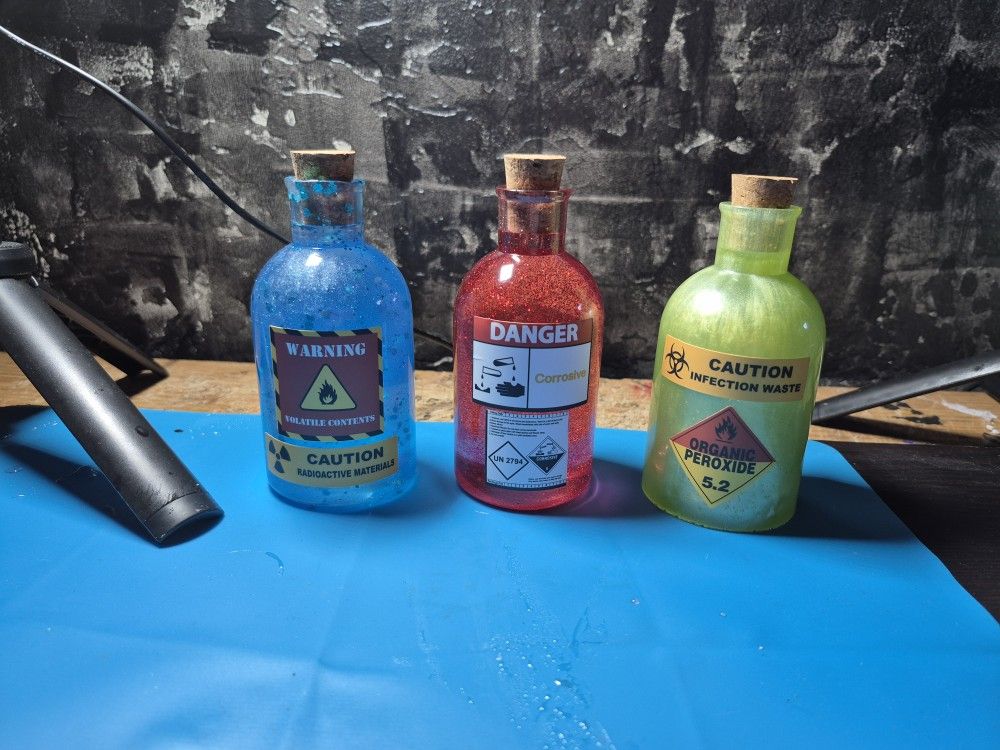 Epoxy Potion Bottles
