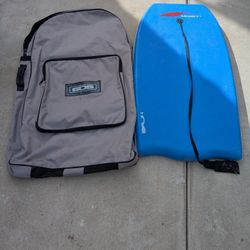 Surfing Board With Case And Very Good Condition