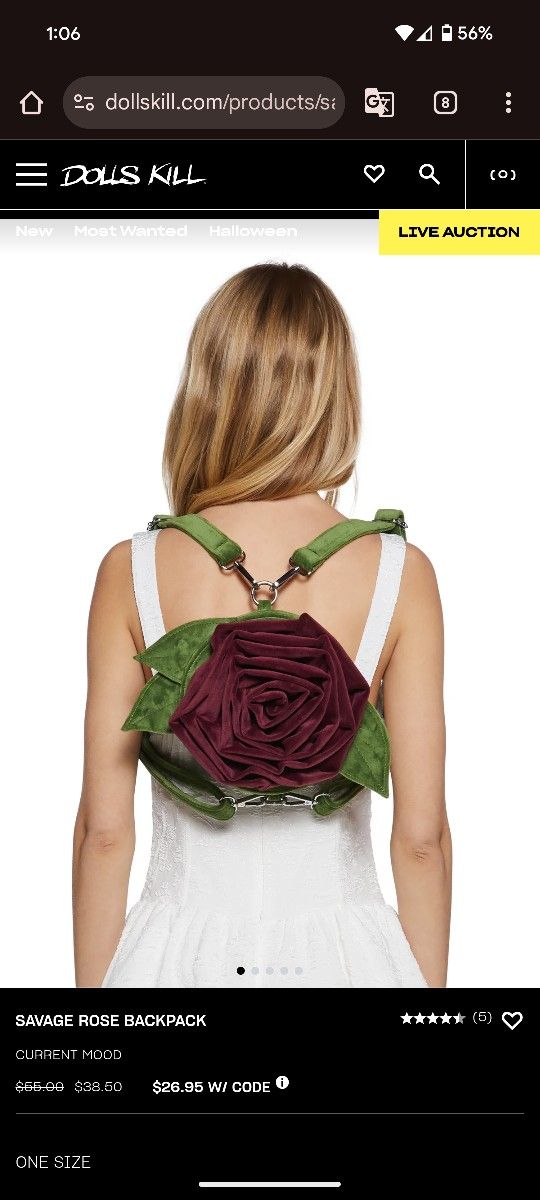 Savage Rose Backpack