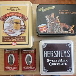Vintage Antique Tins Collectables
