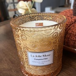 New Fall pumpkin chai candle