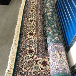 Handloomed Vintage Wool Rug