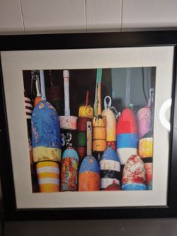 Picture of Colorful Fishing Buoys