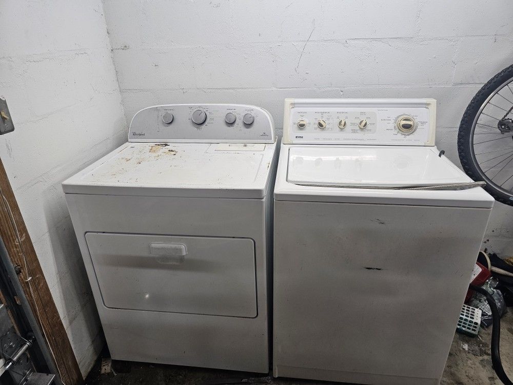 Kenmore Washer and Whirlpool Dryer