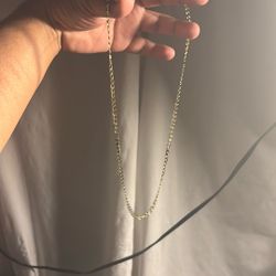 Handmade 4MM Gold Filled Cuban Curb Chain Necklace