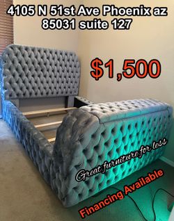 Queen size bed frame brand new