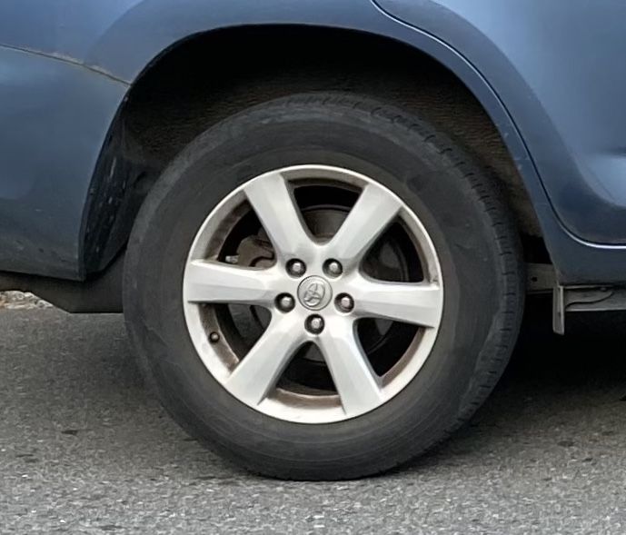 Goodyear Assurance Tires (qty 4) Plus Yokohama Spare (qty 1)