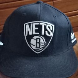 NBA Brooklyn Nets Adidas Fitted Cap Size 7 3/8