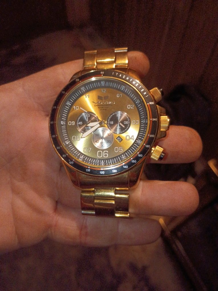 Gold Zeppelin Vestal Watch