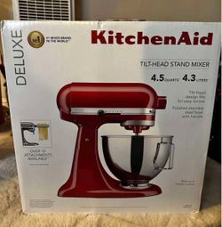 Kitchenaid Deluxe Tilt-Head Stand Mixer (Empire Red)