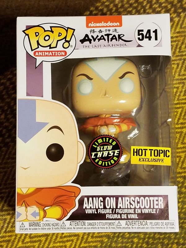 FUNKO POP AVATAR AANG ON AIRSCOOTER HOT TOPIC EXCLUSIVE GITD CHASE FIGURE for Sale in Tucson, AZ