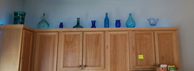 Glass bottles and jars - Blue