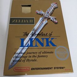 Zelda II: The Adventure Of Link For NES (CIB, Minor Damage)