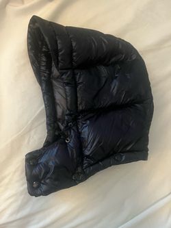 Moncler Black Puffer Detachable Hood