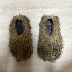Fur Clog Shoes