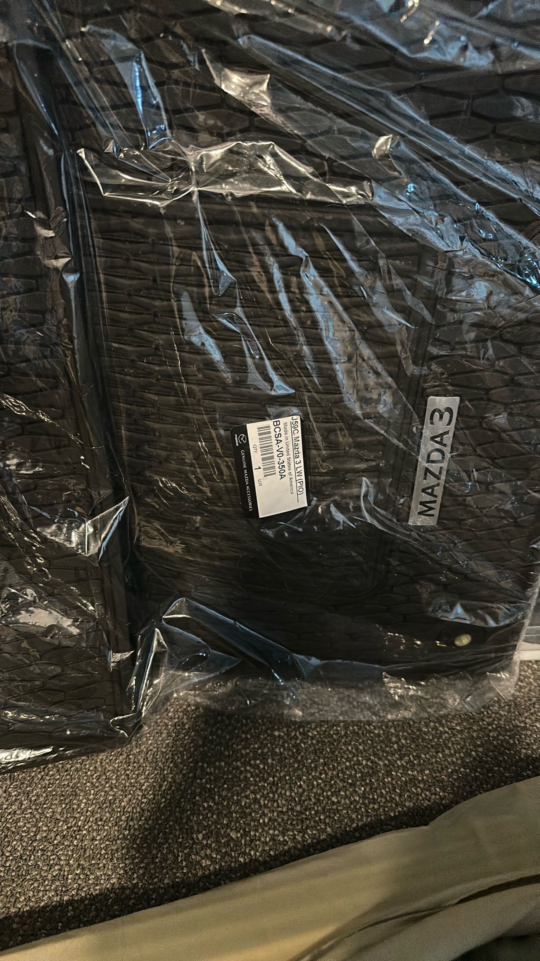 Mazda 3 Rubber Mat