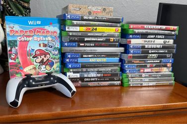 Video game lot / ps5 controller included