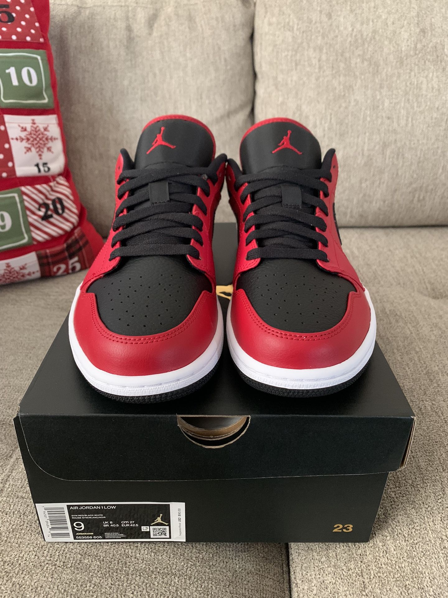Jordan Low Reverse Bred Size 9M
