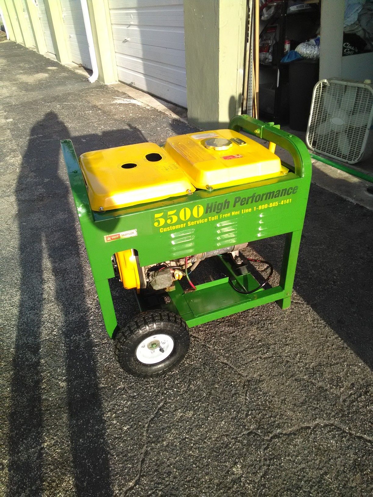 TITAN 5500 HIGH PERFORMANCE DIESEL GENERATOR + 30 ft 220 V POWER CORD