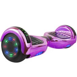 BLUETOOTH HOVERBOARD CHROME COLOR ON SPECIAL