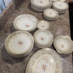 22k Gold Dinner wear Set 59 Piece 