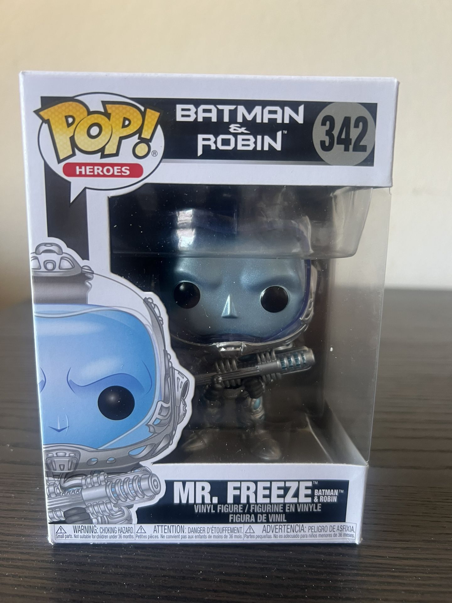 VAULTED Mr. Freeze Funko Pop #342 Batman & Robin Movies DC Comics Schwarzenegger
