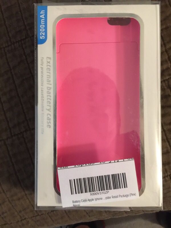 Pink Mophie iPhone 6/6S plus charging case