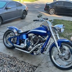 Custom Soft Tail With A RevTech 110cc.  36,000 Miles On It