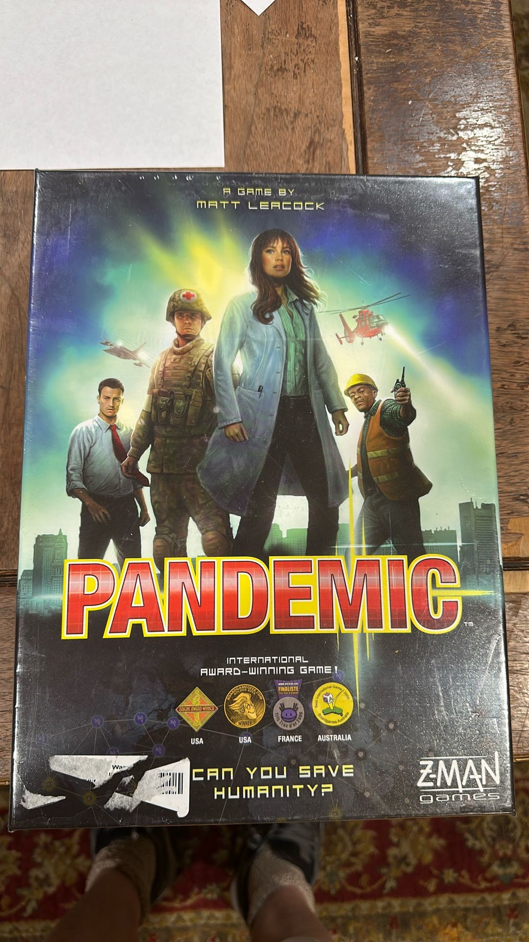 Z-Man Games Pandemic Board Game - ZM7101, New, Sealed