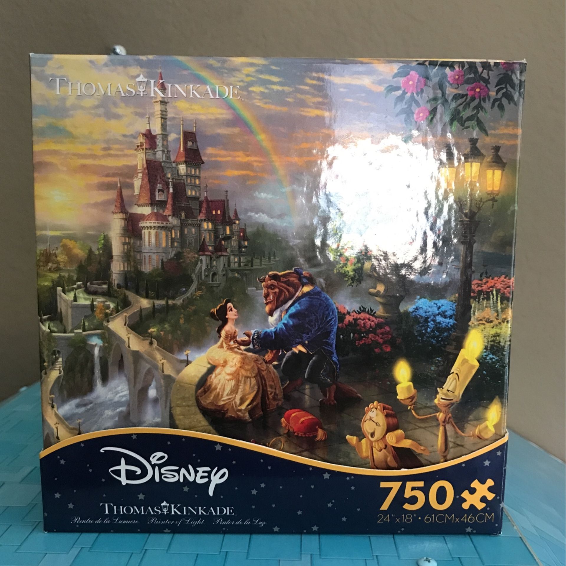 Thomas Kinkade The Disney Dreams Collection: Beauty and The Beast Falling in Love Puzzle