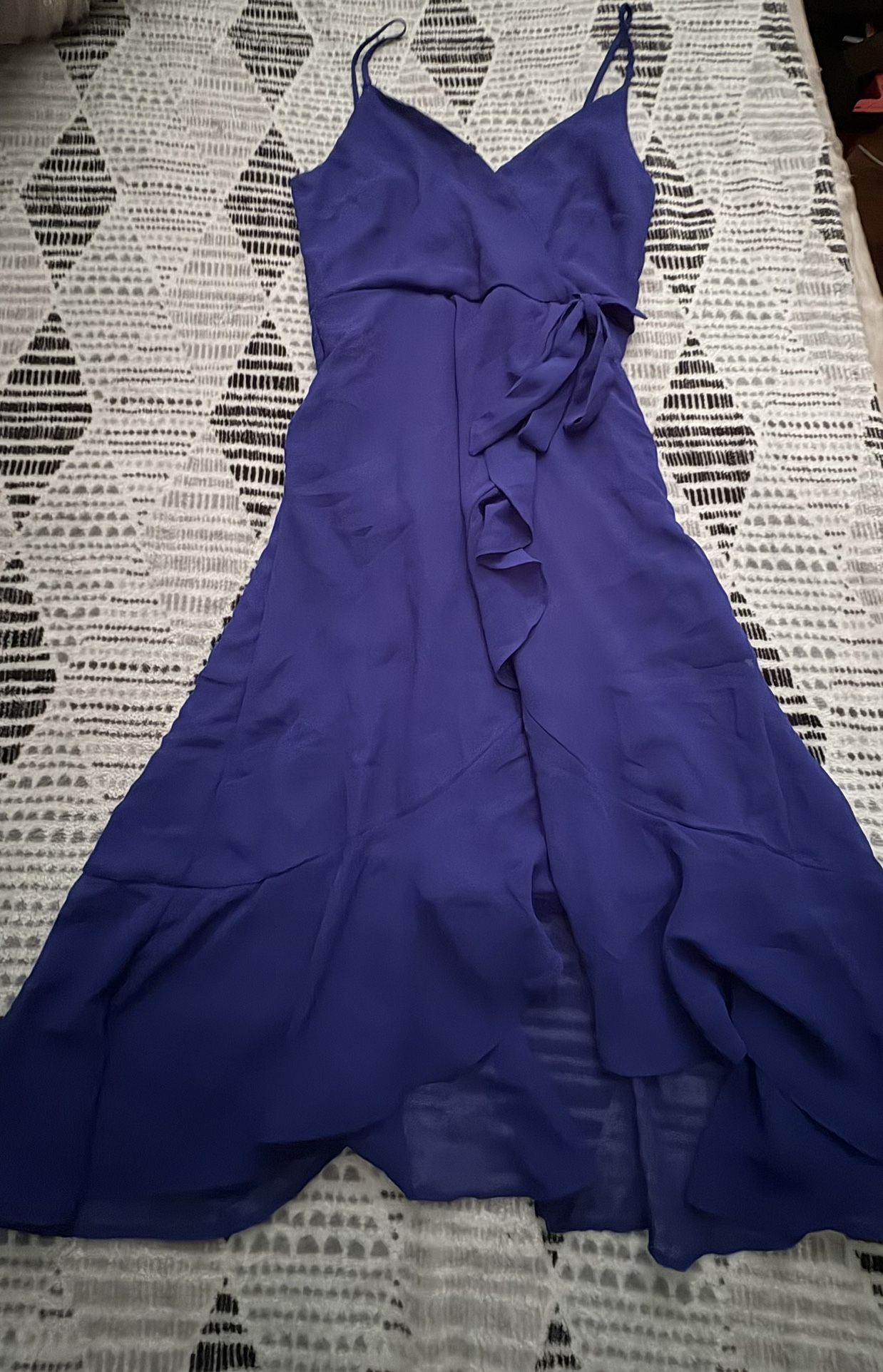 Blue Flowy Dress