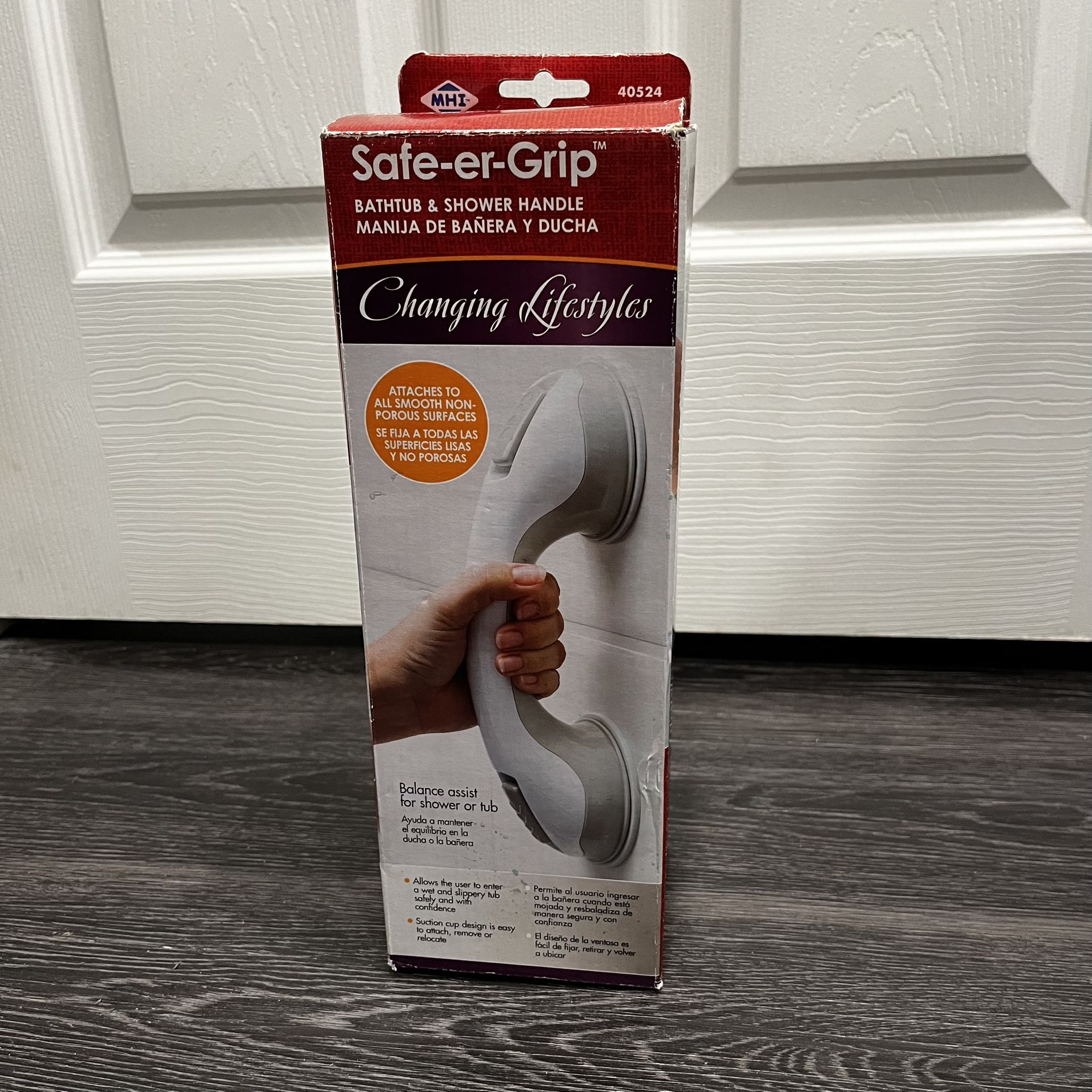 Safe-er-grip bathtub and shower handle