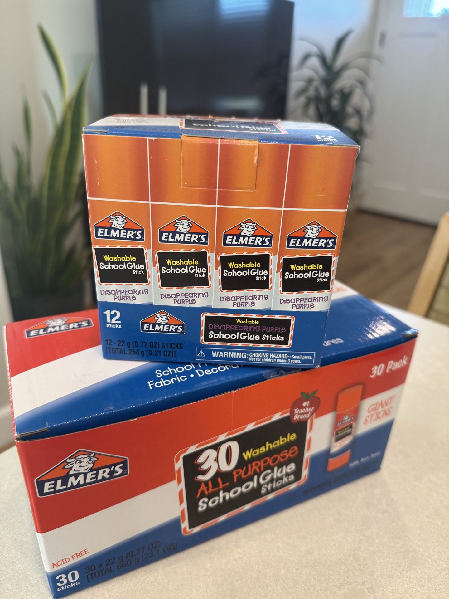 42 BRAND NEW Elmer's School Glue Sticks, Washable, Back to School, #1 Teacher Brand