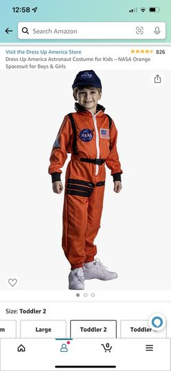 Halloween Toddler 2t Astronaut Costume