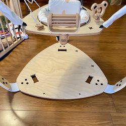 LITTLE HOPPA 3-IN-1 PLAY GYM + TABLE + JUMPER — MINT CONDITION