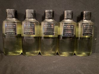 5 bath and body works black tie body wash
