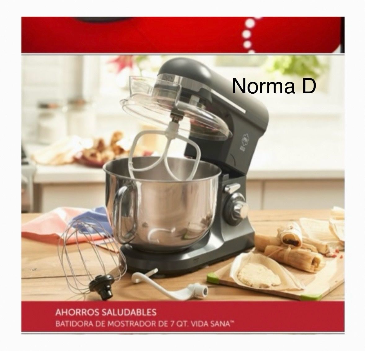 Batidora Con Tazon De 7 Qts Nueva En Su Caja 🌺 Princess House 🌺