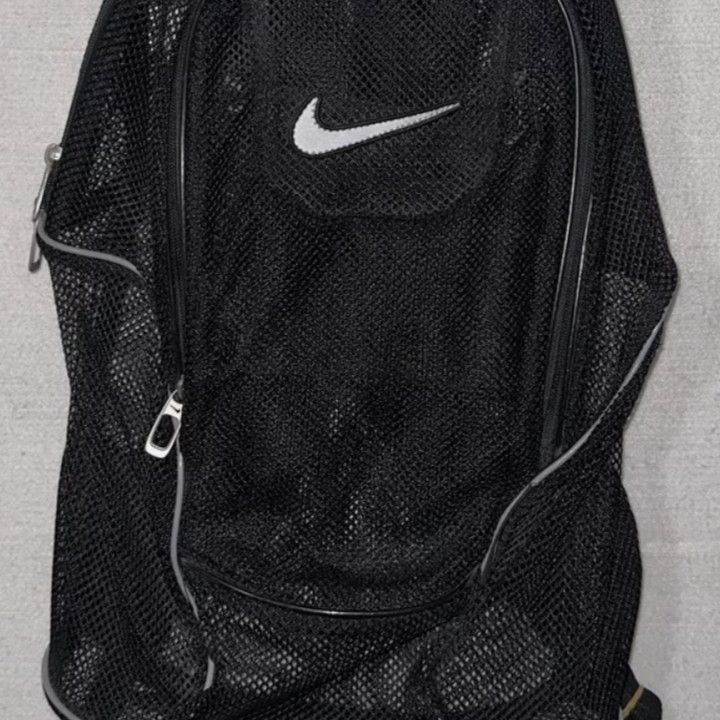 Black Nike Mesh Backpack 