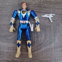 1995 MMPR Metallic Auto Morphin Blue Ranger