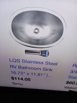 Stainless Steel Sink Rv