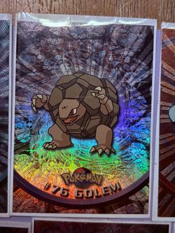 Holographic & Rainbow Topps Pokemon Cards, very clean and crisp!