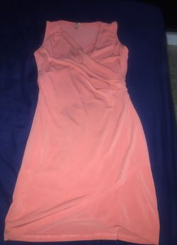 Coral dress