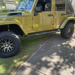 5Tires and rims  for a jeep 