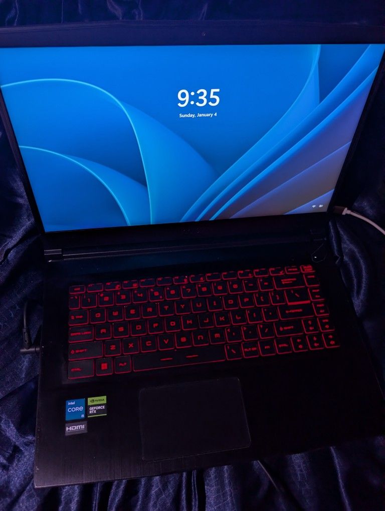 Msi GF 63 I5 12th Gen 2.0 GHz 16gb Of Ram 500gb SSD With Rtx 4050 6gb